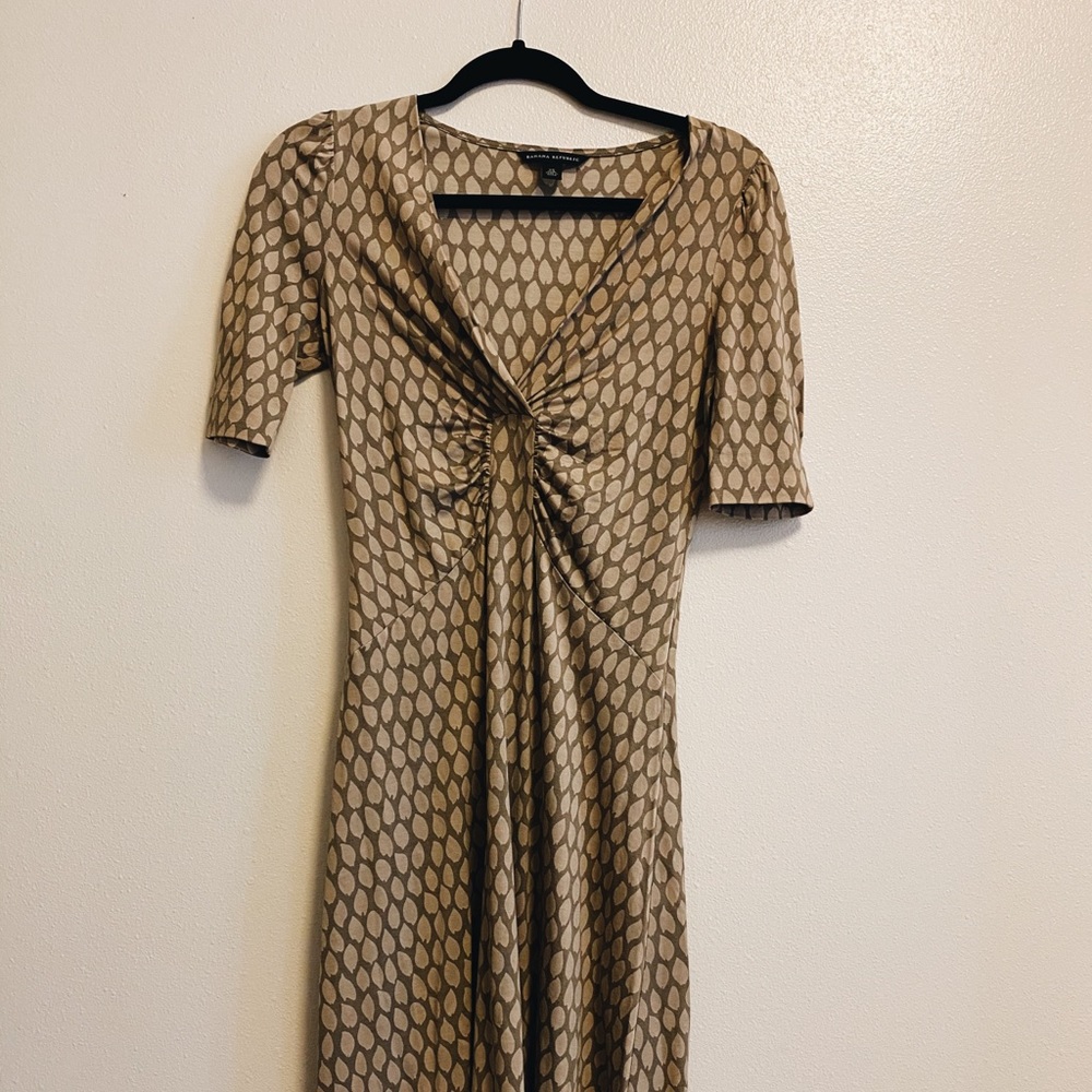 tight fitted patterned dress
